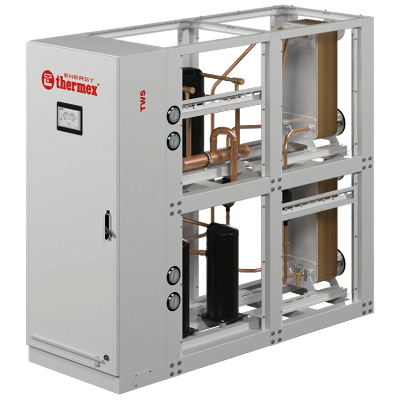 Чиллеры с водяным охлаждением на спиральных компрессорах Thermex Energy TWS